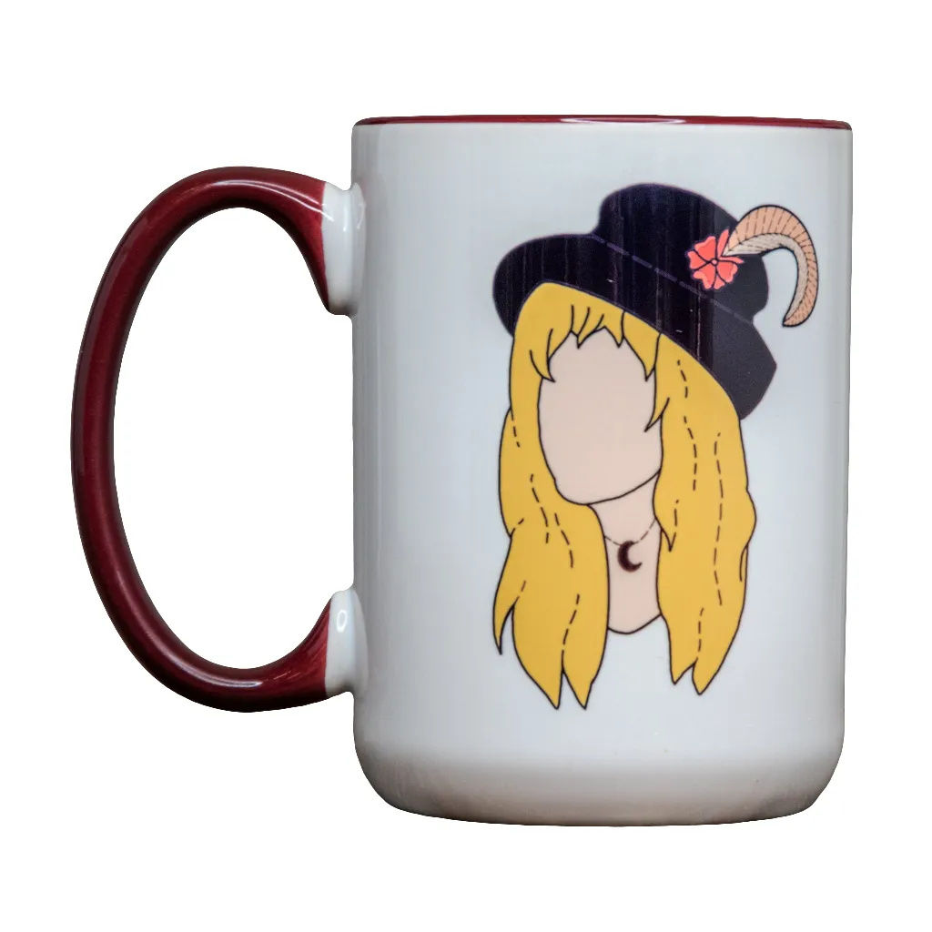 Stevie Nicks | The Icon Series Mugs | The LARGE Coffee Cup | Hand printed original artwork mugs