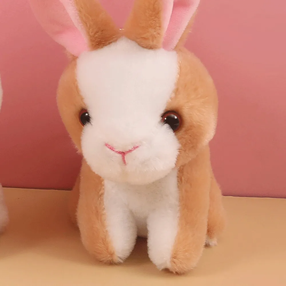 Sweet mini bunny keychain plush keychain.