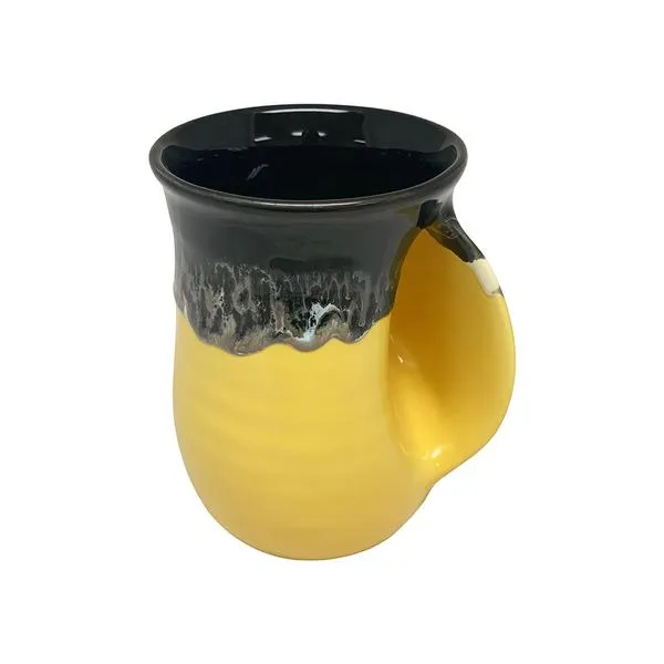 Tea/Coffee Handwarmer Ceramic Mug - Right Handed