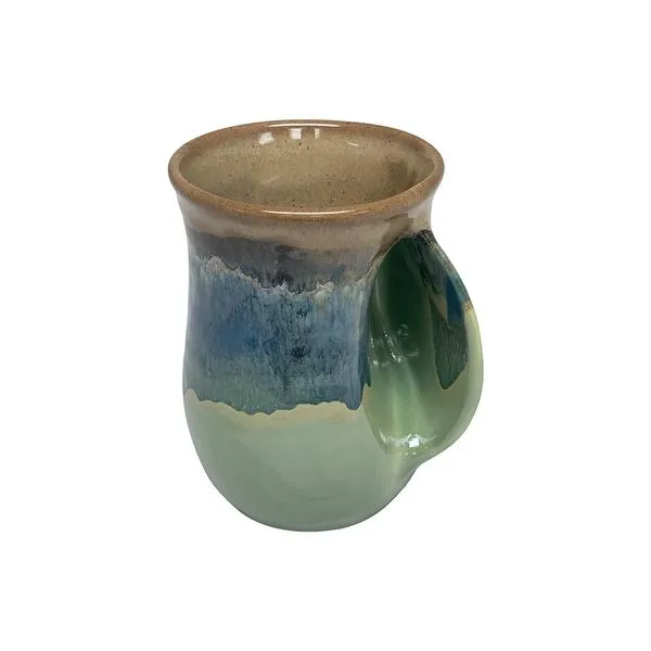 Tea/Coffee Handwarmer Ceramic Mug - Right Handed