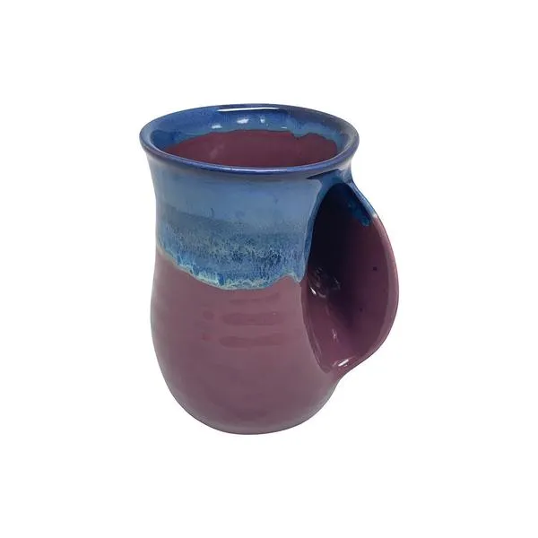 Tea/Coffee Handwarmer Ceramic Mug - Right Handed