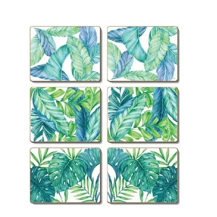 Tropical Leaves Coasters