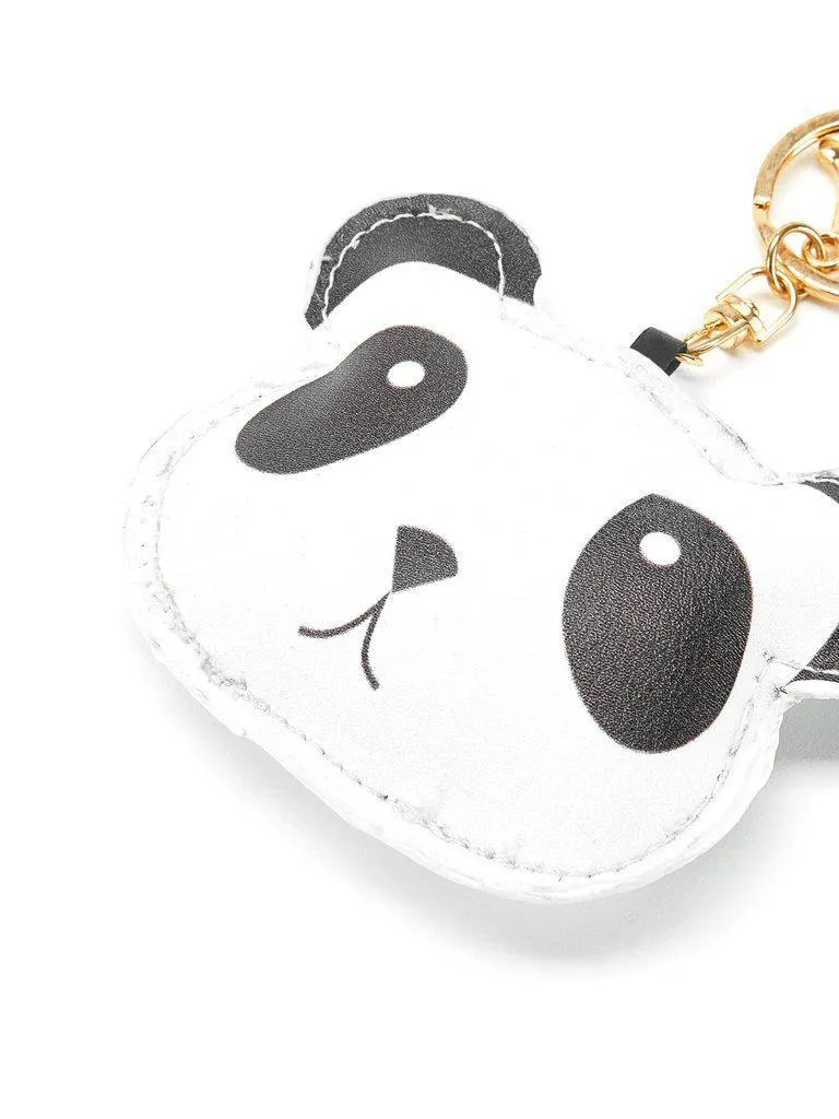 Two Tone Panda Design Keychain