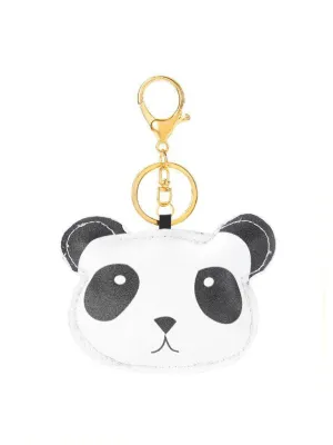 Two Tone Panda Design Keychain