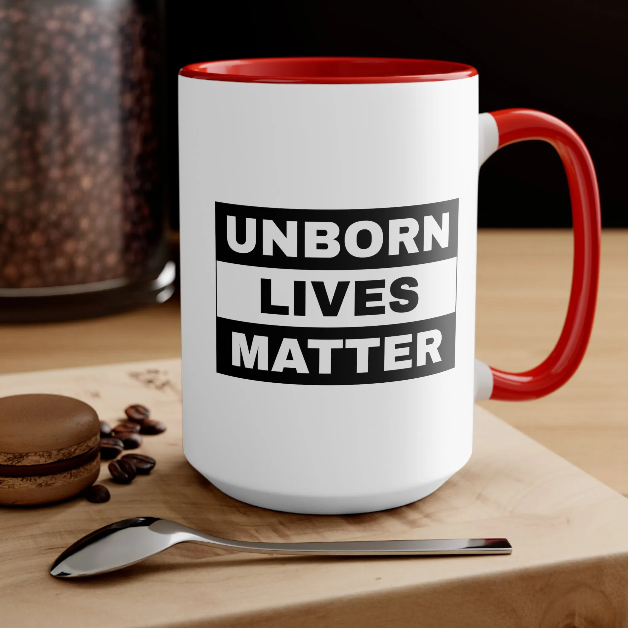 Unborn Lives Matter Mug (2 sizes, 3 colors)