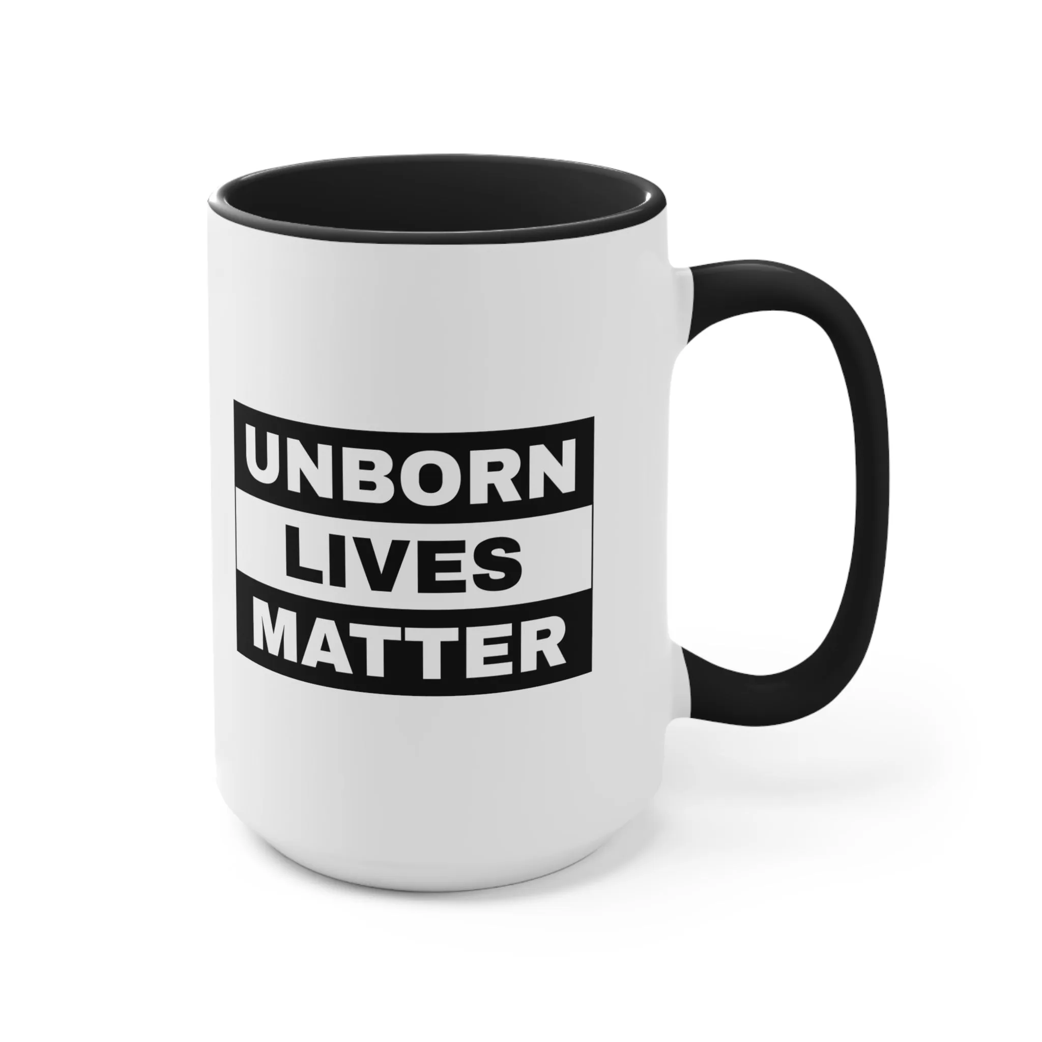 Unborn Lives Matter Mug (2 sizes, 3 colors)