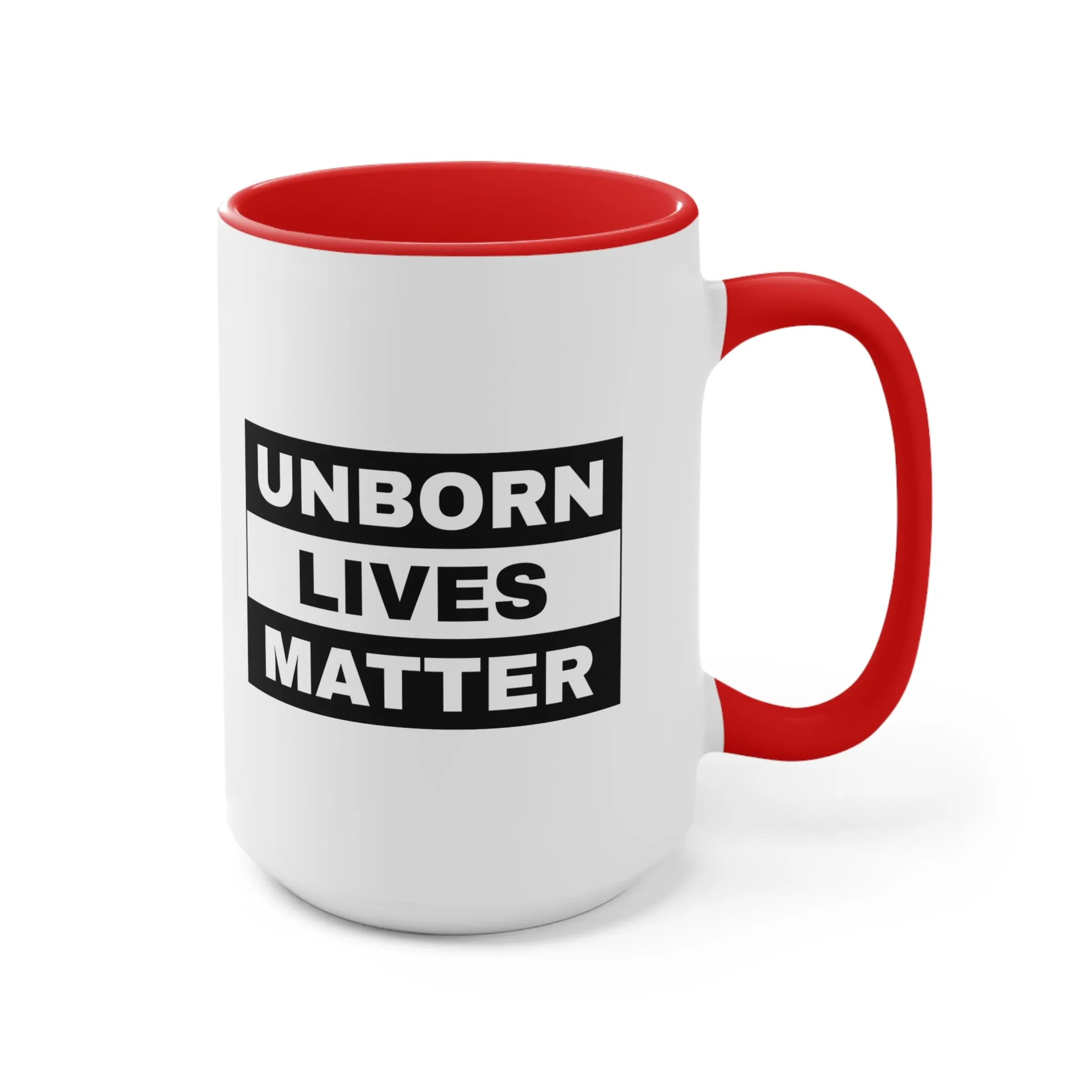 Unborn Lives Matter Mug (2 sizes, 3 colors)