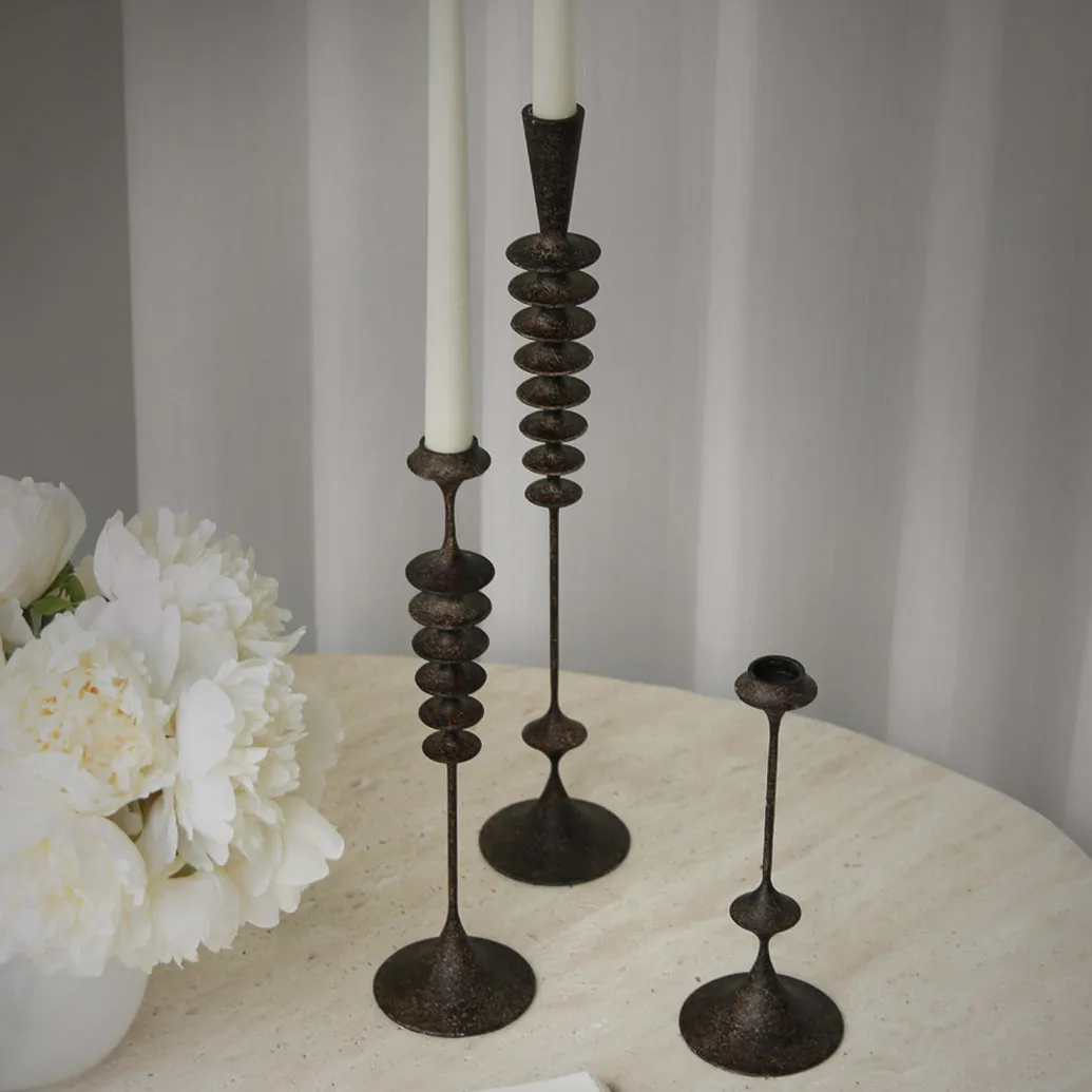 Vintage Candle Holder Set(Three-piece Set)