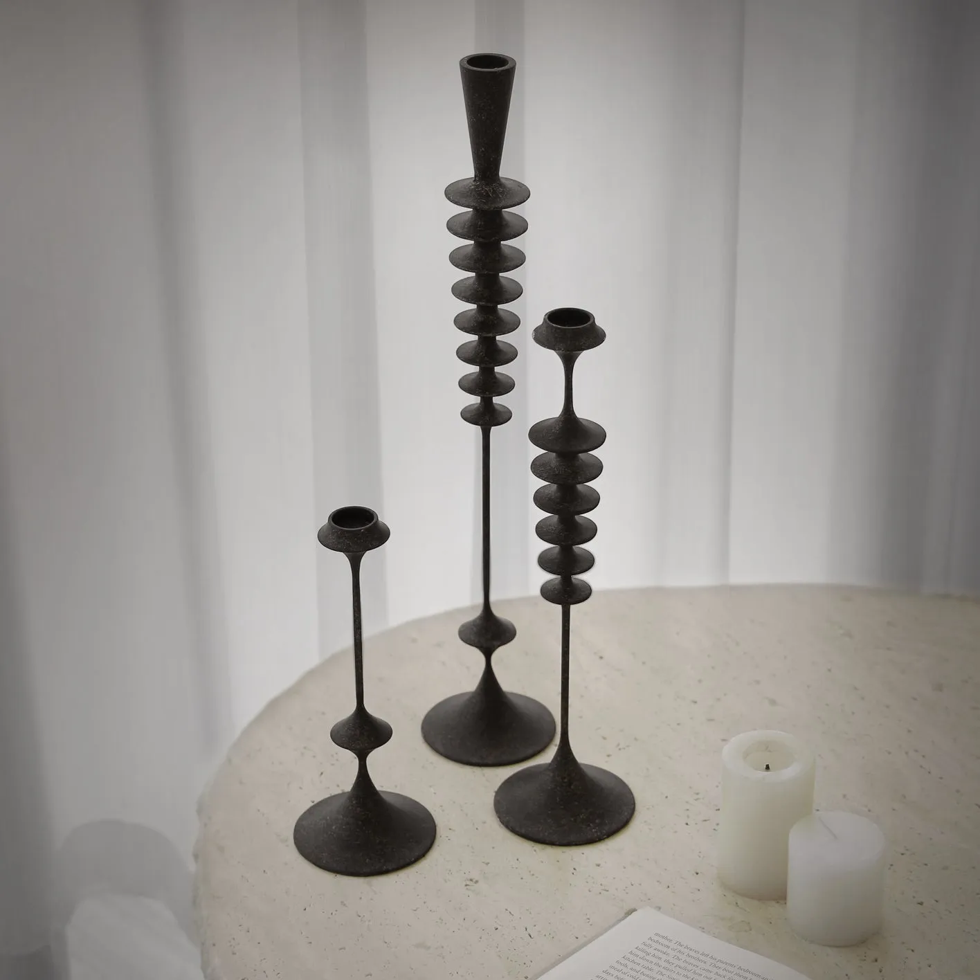 Vintage Candle Holder Set(Three-piece Set)