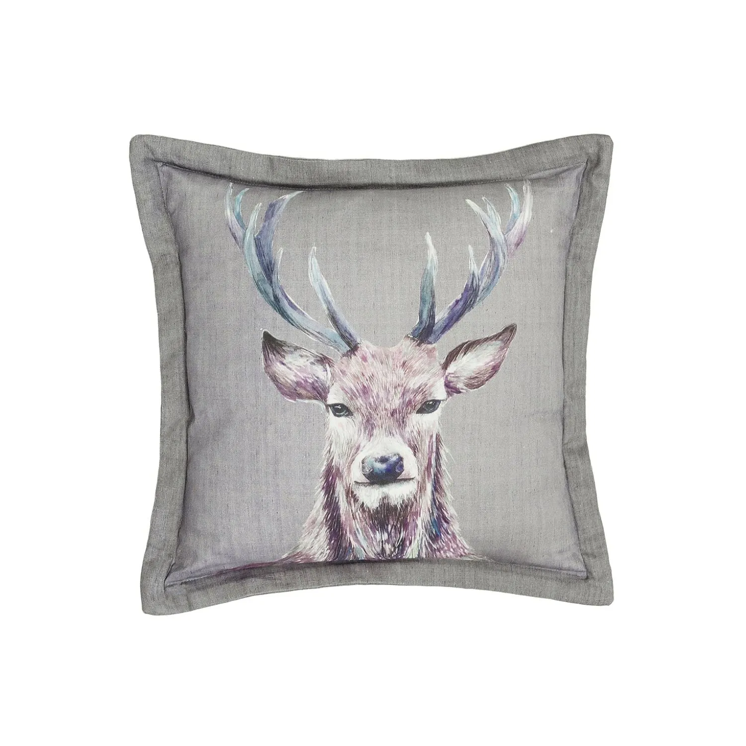 Voyage Maison Duncan Printed Wool Cushion Fuchsia