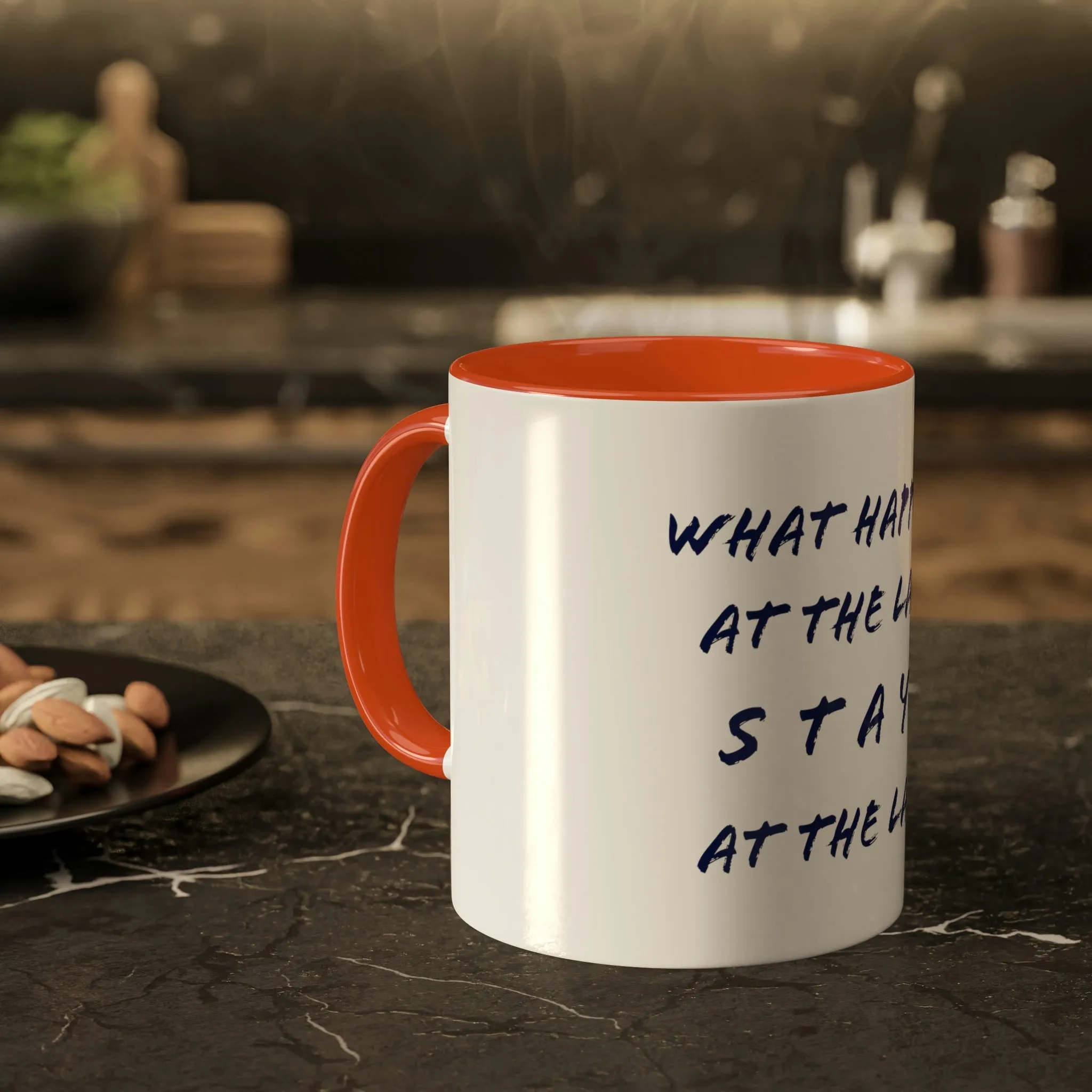 What Happens At The Lake - Colorful Mugs, 11oz