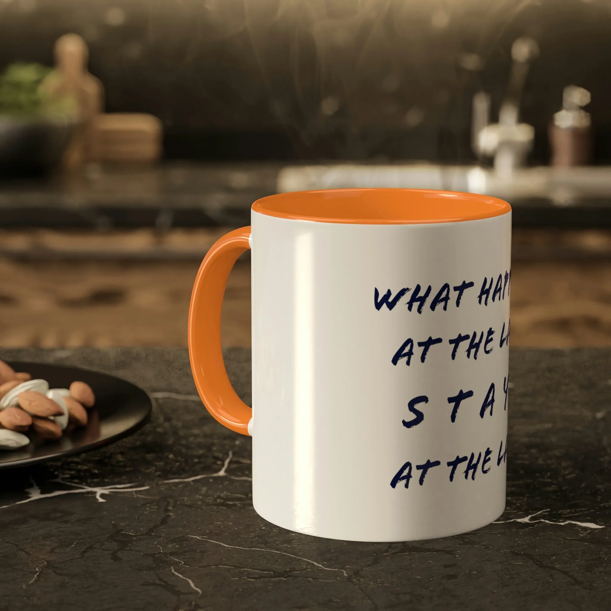 What Happens At The Lake - Colorful Mugs, 11oz