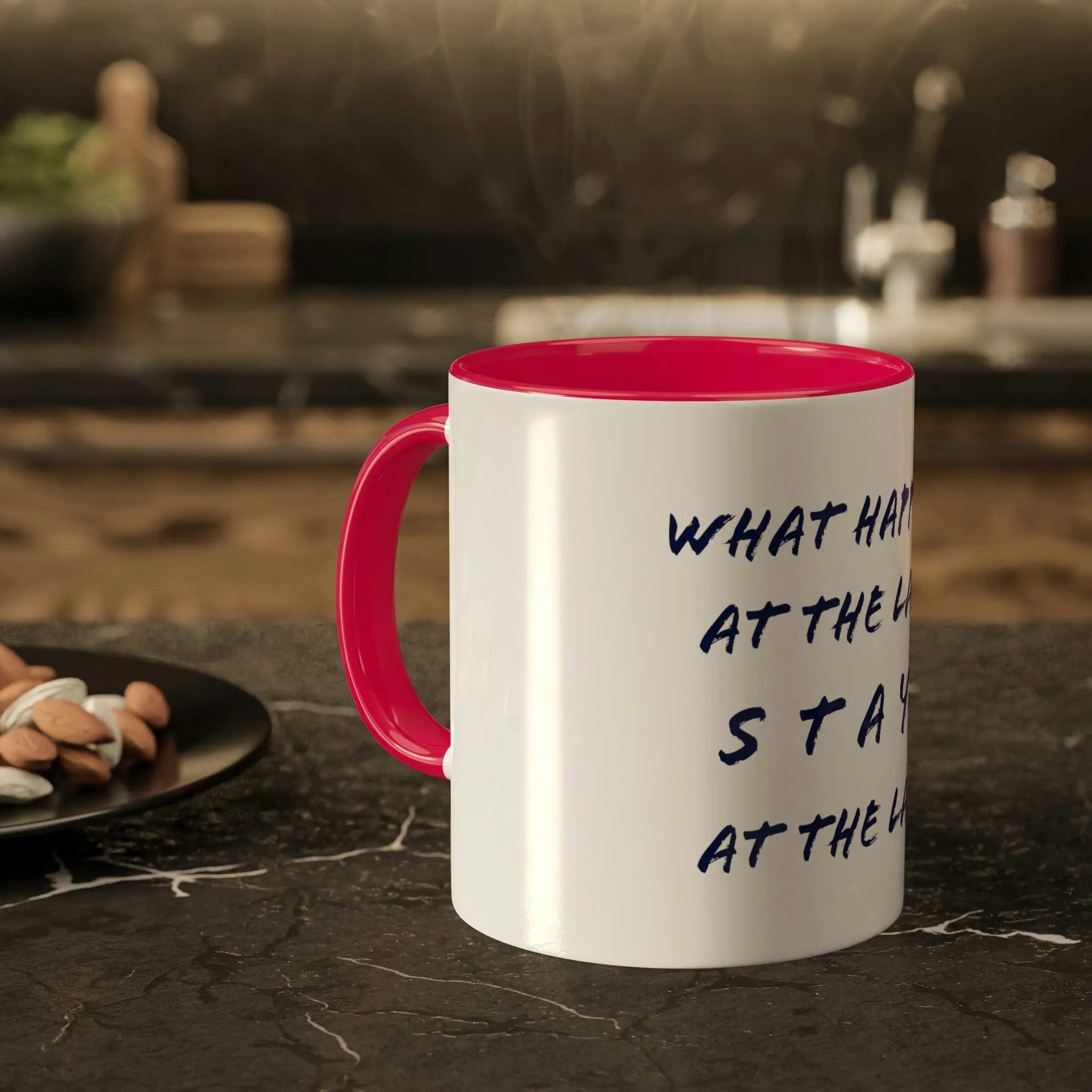 What Happens At The Lake - Colorful Mugs, 11oz