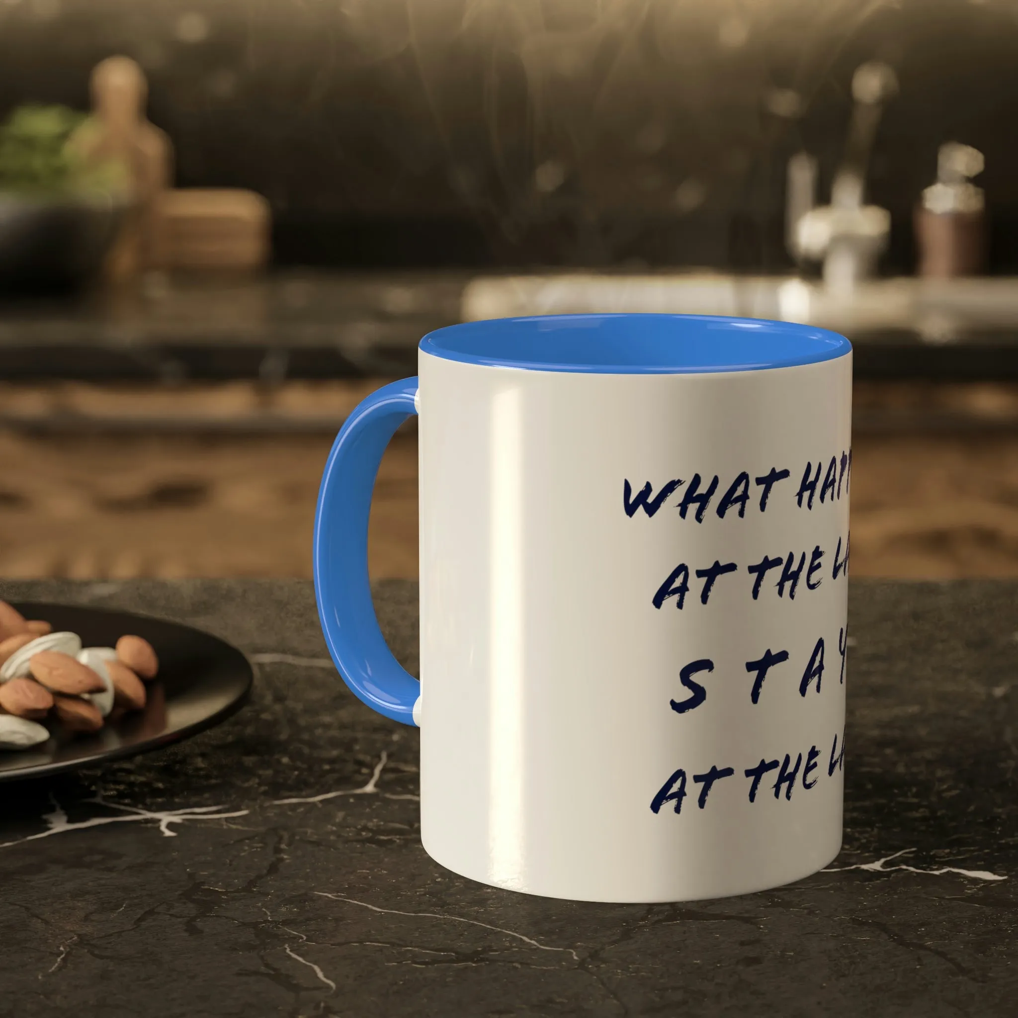 What Happens At The Lake - Colorful Mugs, 11oz