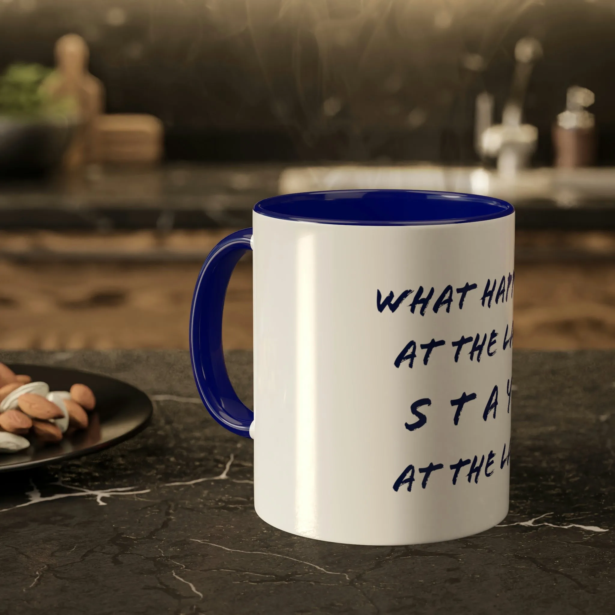 What Happens At The Lake - Colorful Mugs, 11oz