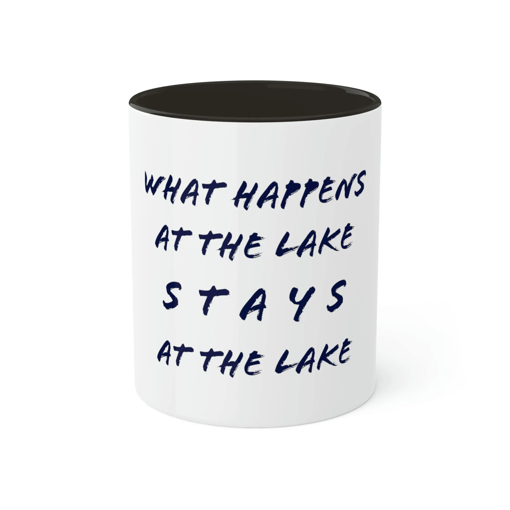 What Happens At The Lake - Colorful Mugs, 11oz